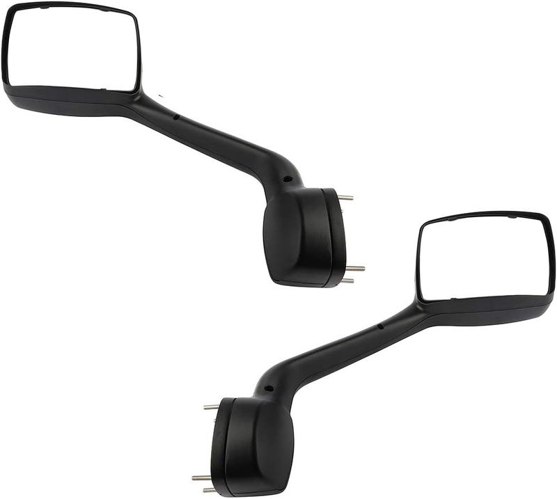 ITOPUP 2010-2017 for Peterbilt 579 587 2000-2017 for Kenworth T680 Truck Hood Mirrors with Manual Adjusted Chrome Housing A Pair Tow Mirror - Image 2